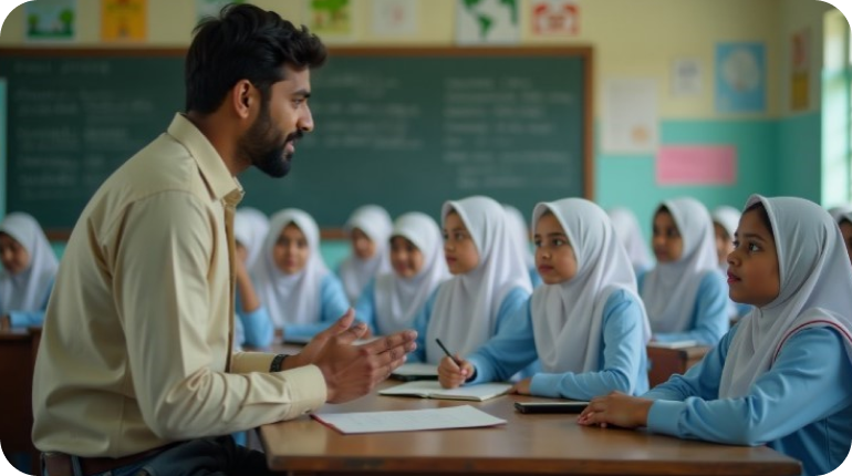  لٹریسی کا فرق کم کرنا: بلوچستان کے پرائمری اساتذہ کے لیے جدید طریقے